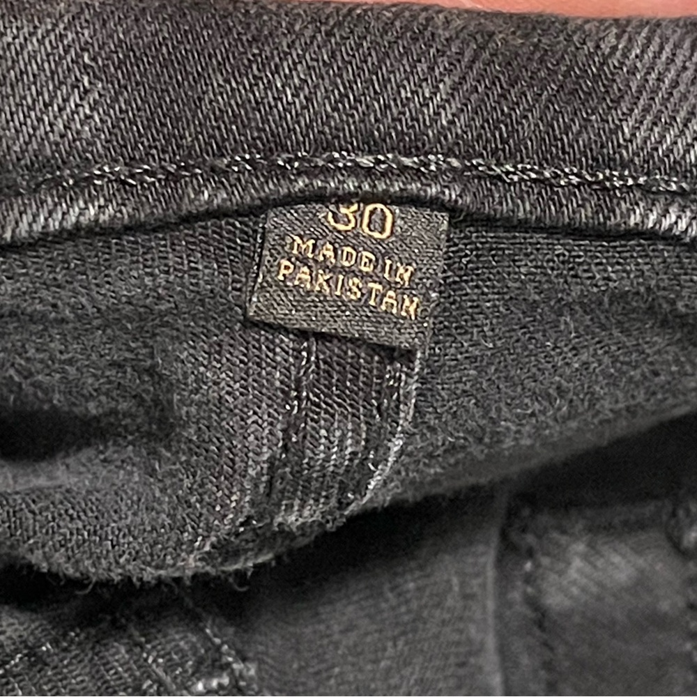 FRYE Black Skinny Jeans - Stretchy & High-Rise - Size 30 - Picture 8 of 11